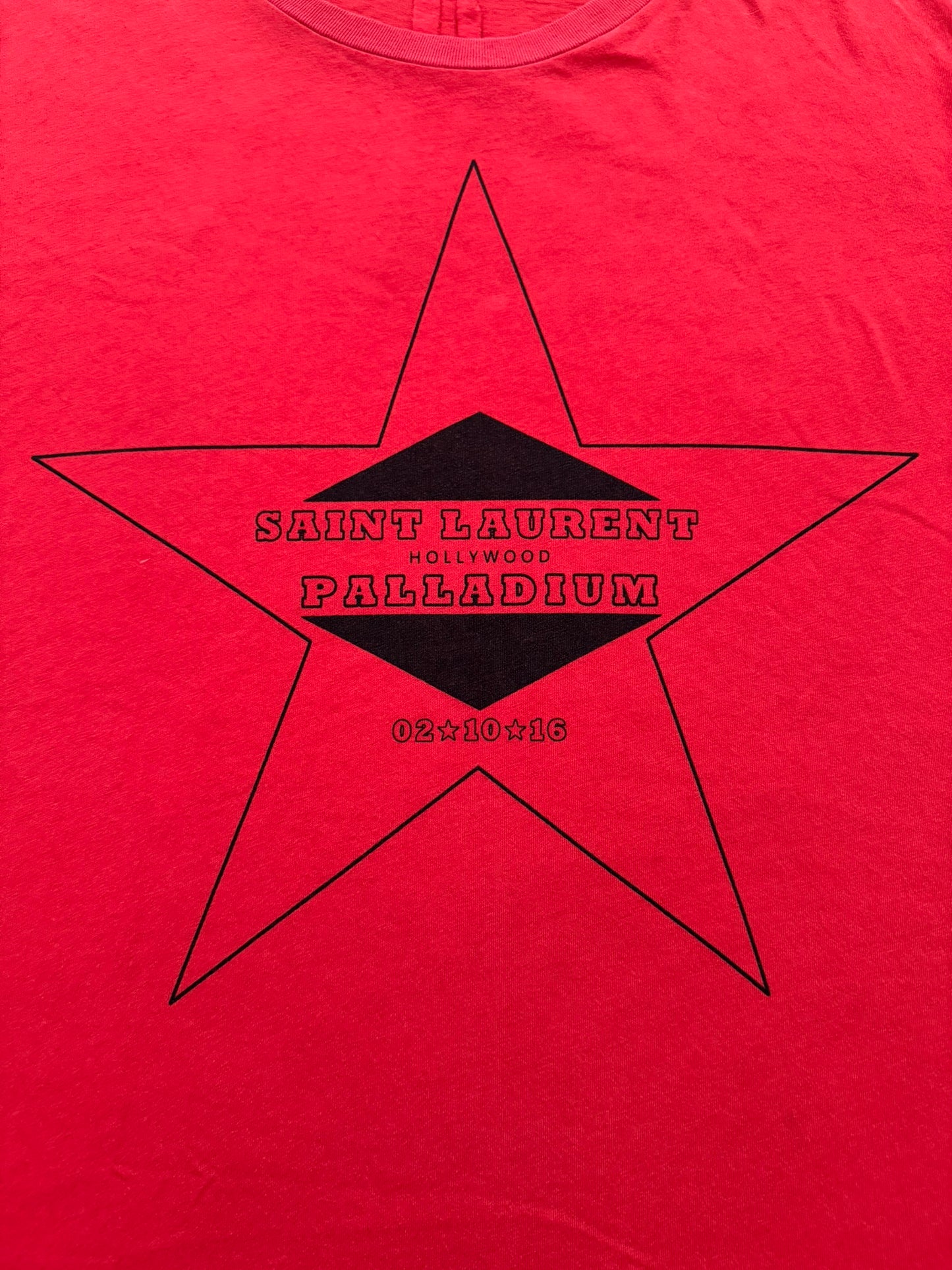 FW16 Saint Laurent by Hedi Slimane Hollywood Palladium T Shirt