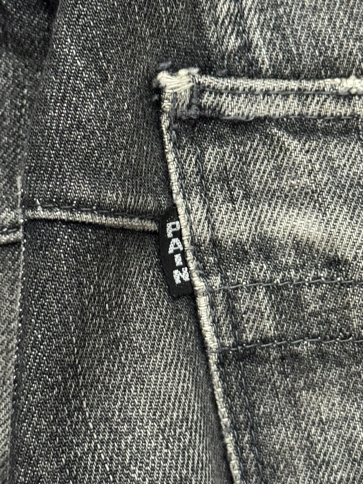 AW07 Number (N)ine Front Pocket Crying Heart Pain Denim Jeans
