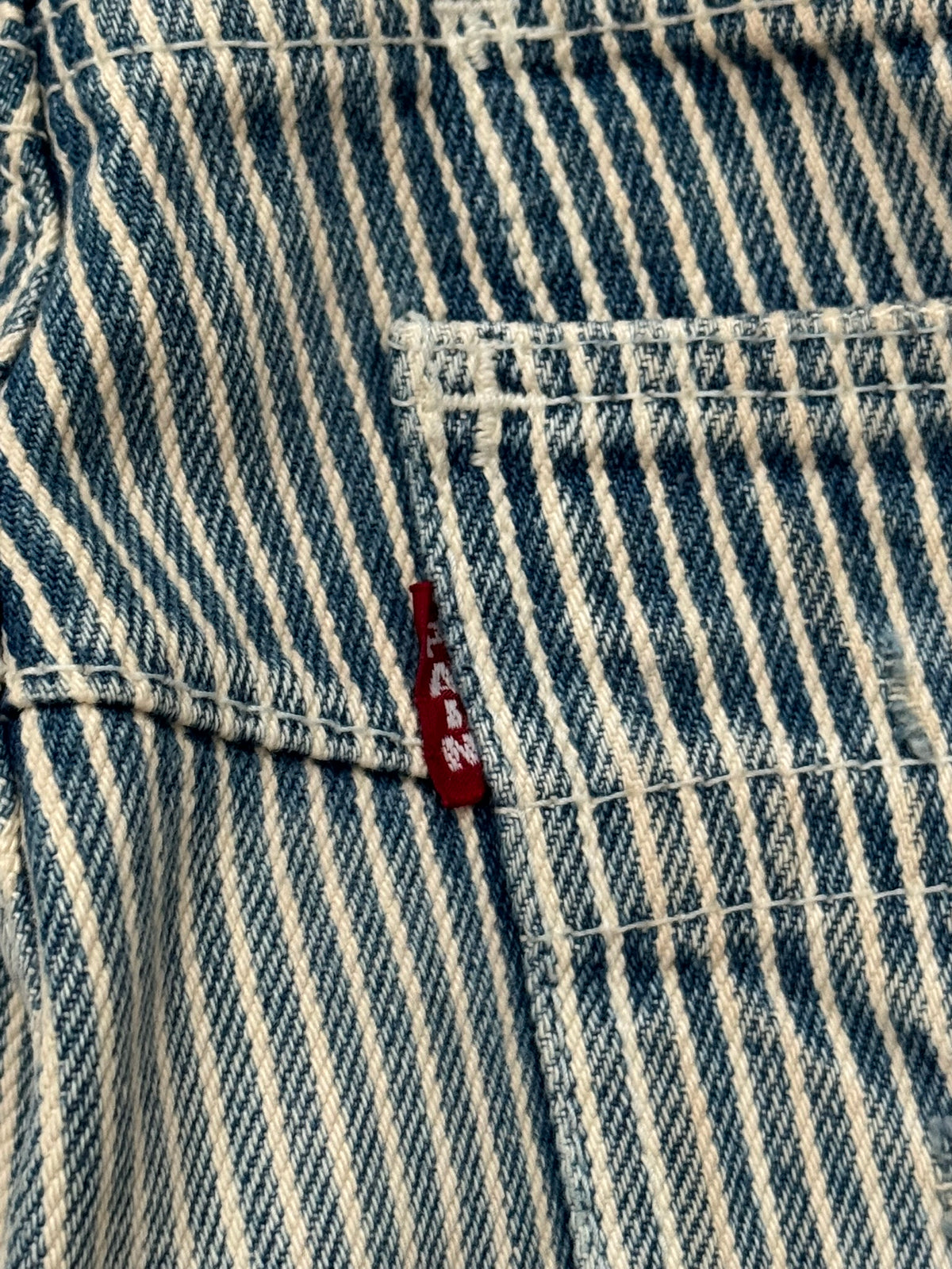 SS08 Number (N)ine Mudwash Hickory Striped Denim Jeans