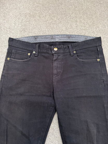 Phenomenon Distressed Crash Logo Pocket Denim Jeans