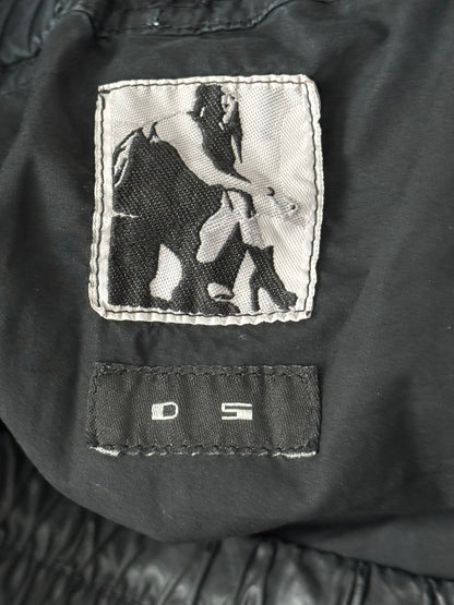 SS13 Rick Owens DRKSHDW Black Waxed Creatch Cargo Pants