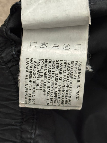 SS13 Rick Owens DRKSHDW Black Waxed Creatch Cargo Pants