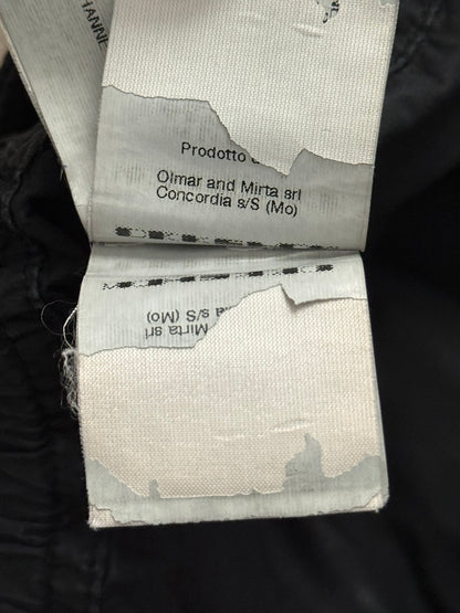 SS13 Rick Owens DRKSHDW Black Waxed Creatch Cargo Pants