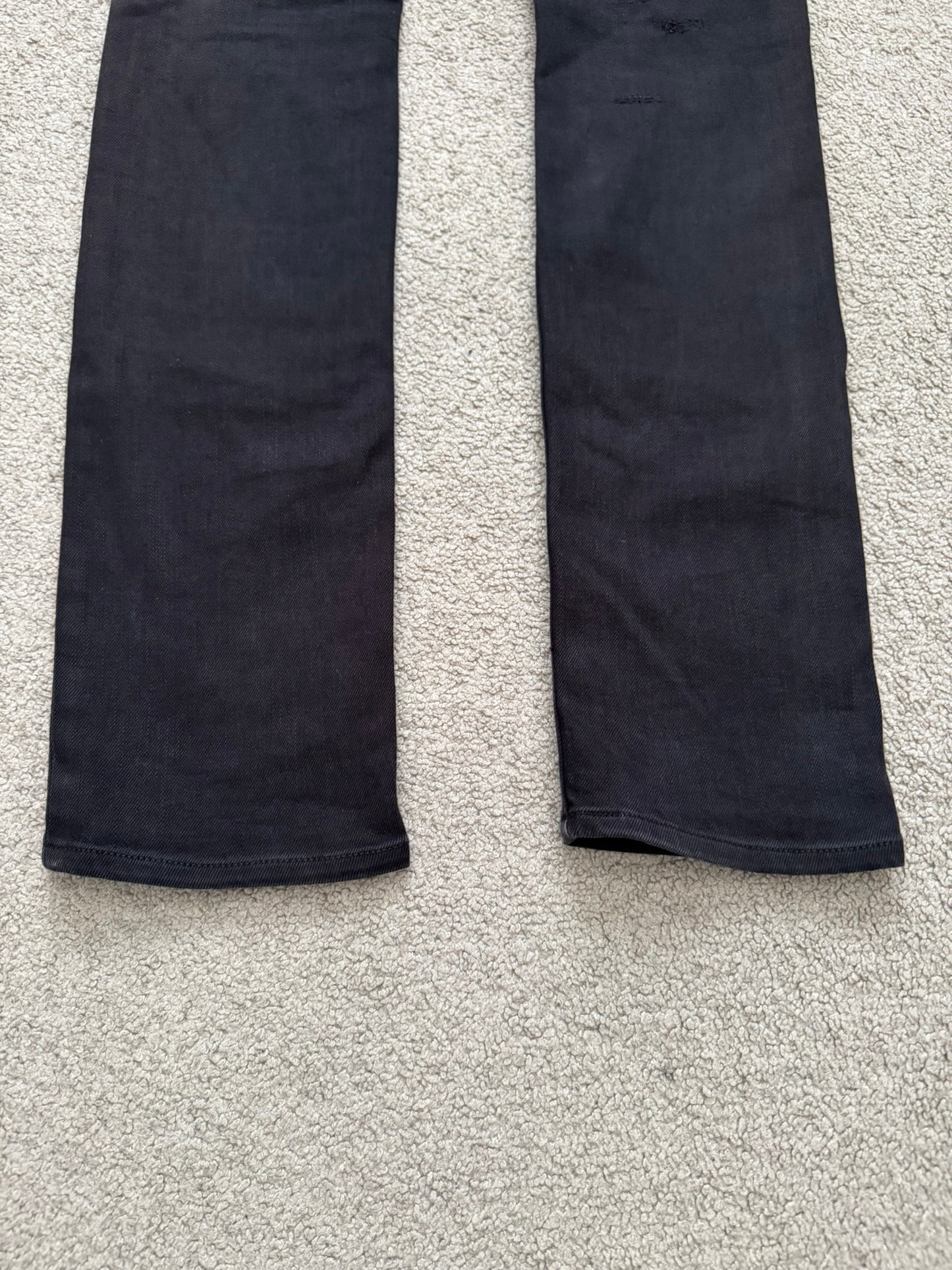 Phenomenon Distressed Crash Logo Pocket Denim Jeans