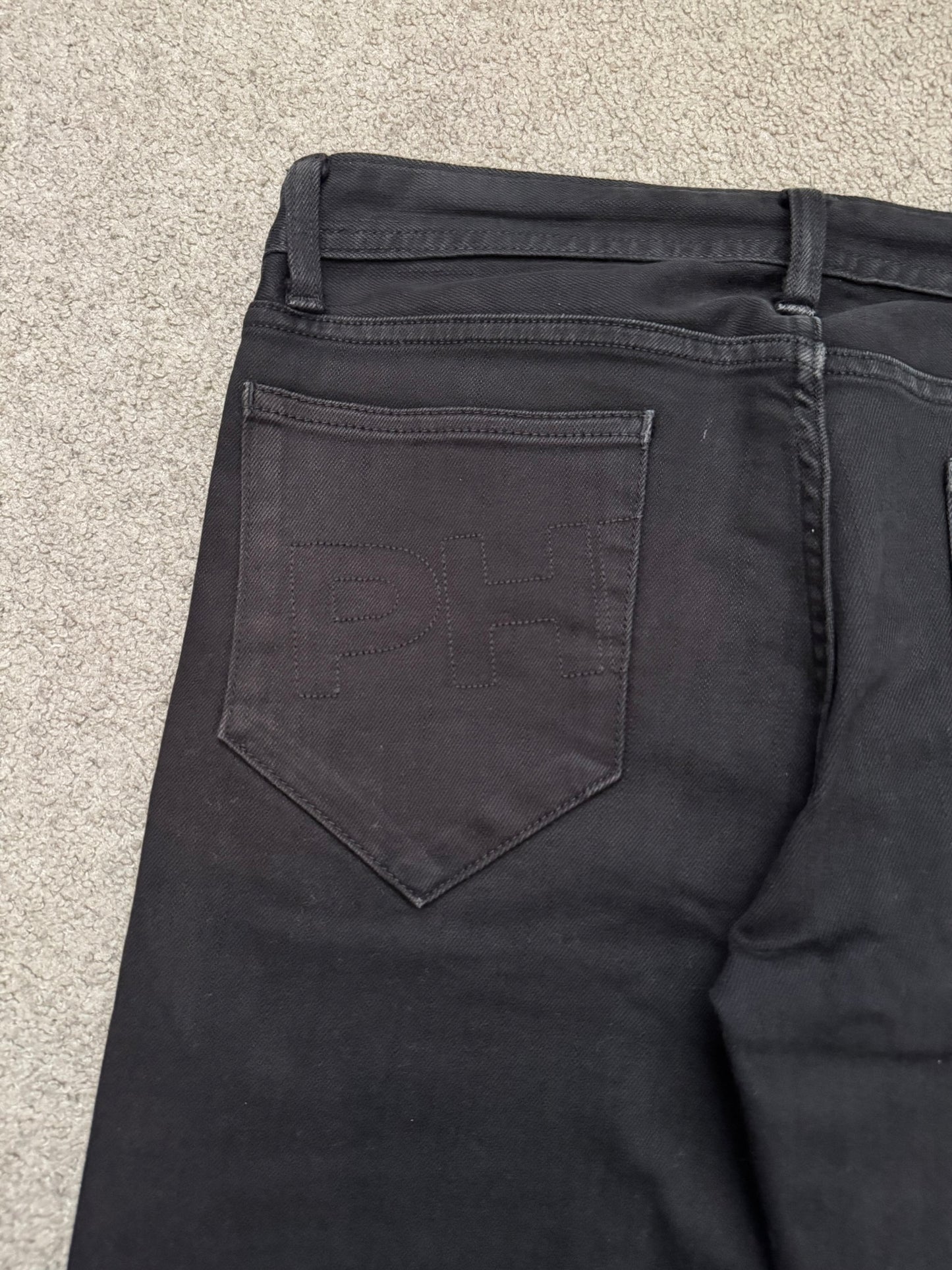 Phenomenon Distressed Crash Logo Pocket Denim Jeans