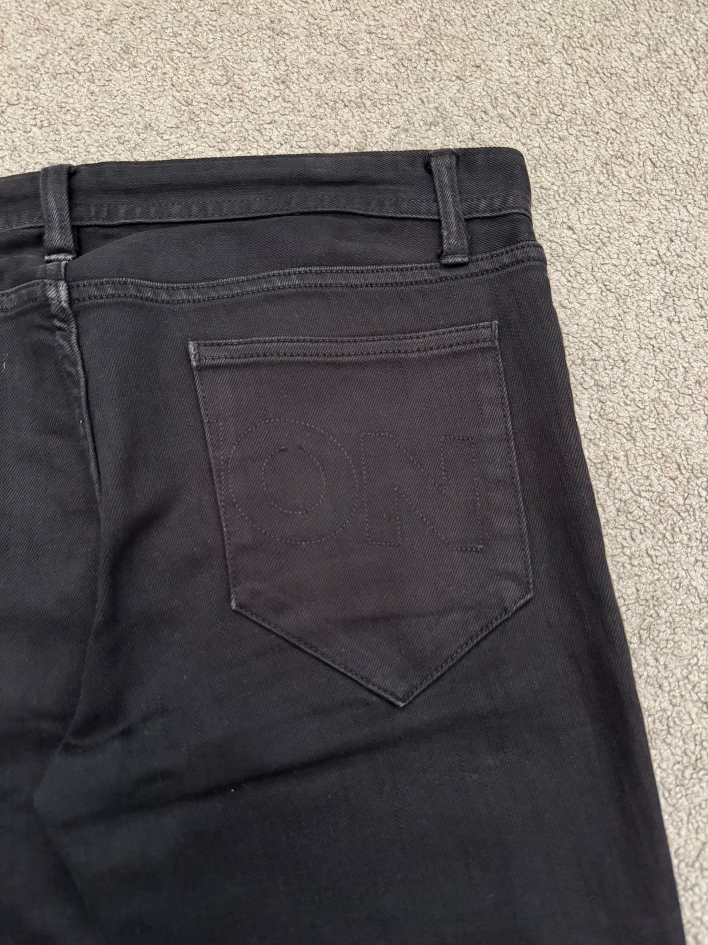 Phenomenon Distressed Crash Logo Pocket Denim Jeans