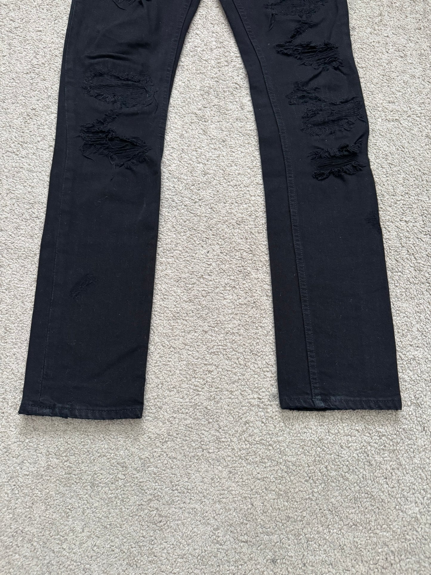 AW14 Phenomenon Repaired Distressed Crash Denim Jeans