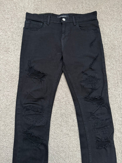 AW14 Phenomenon Repaired Distressed Crash Denim Jeans