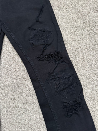 AW14 Phenomenon Repaired Distressed Crash Denim Jeans