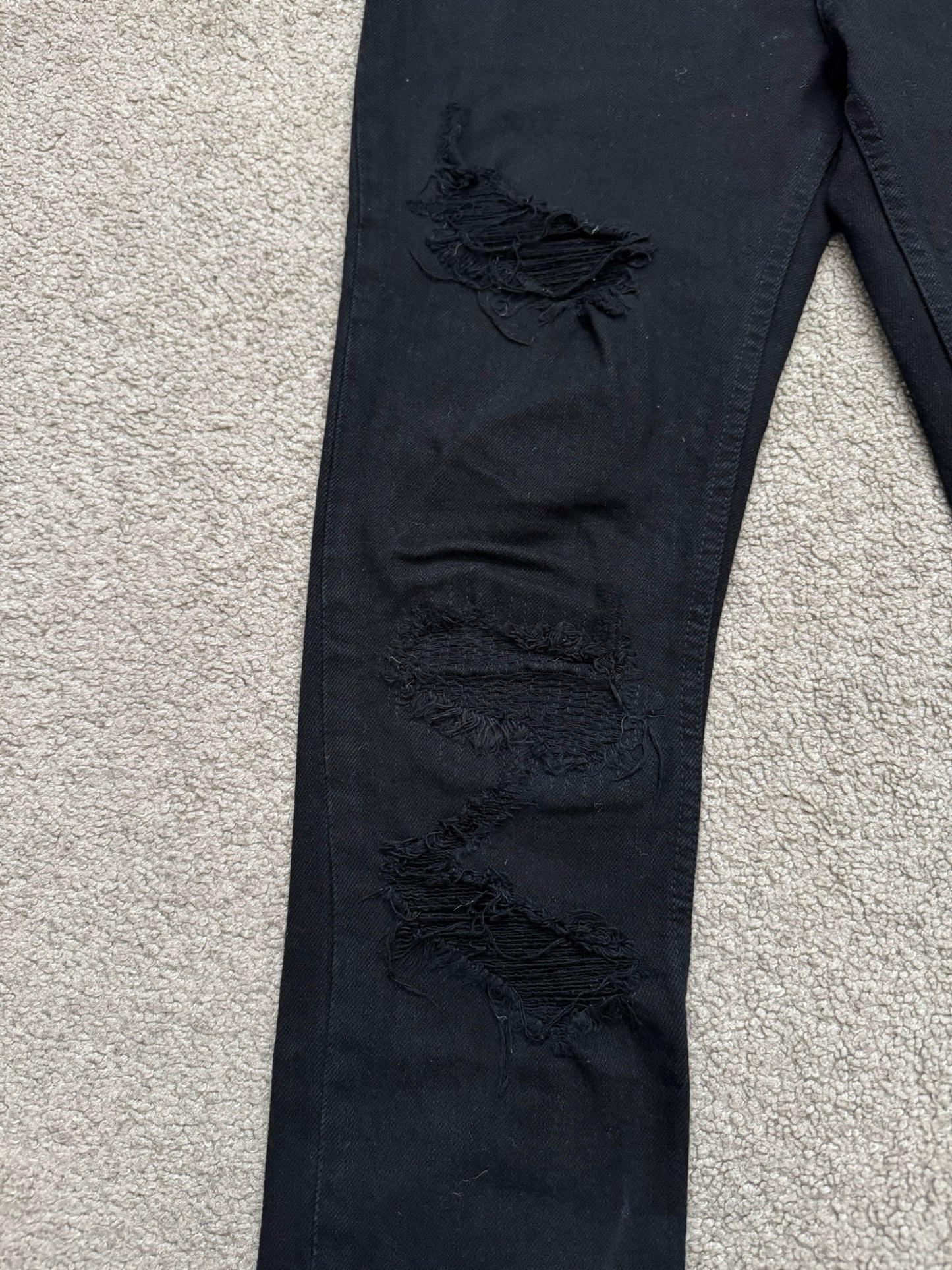 AW14 Phenomenon Repaired Distressed Crash Denim Jeans