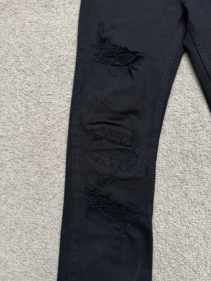 AW14 Phenomenon Repaired Distressed Crash Denim Jeans