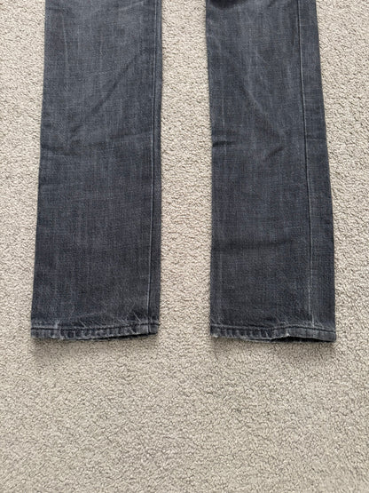 FW11 Balmain by Christophe Decarnin 4 Zip Biker Denim Jeans