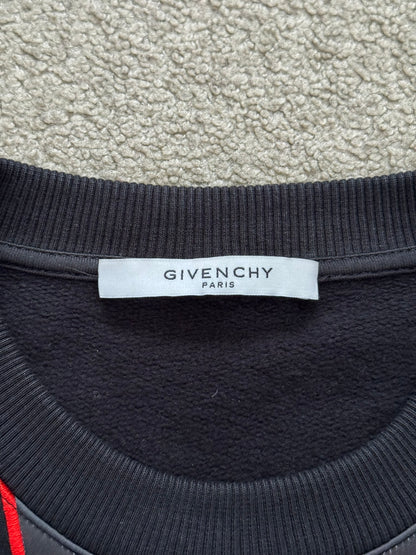 SS15 Givenchy by Riccardo Tisci Velvet Faun Cross Sweatshirt