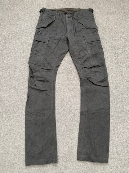Kazuyuki Kumagai Attachment Marbled Brown J-Cut M-51 Cargo Pants