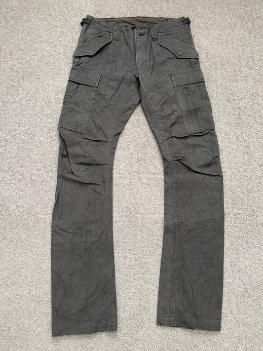 Kazuyuki Kumagai Attachment Marbled Brown J-Cut M-51 Cargo Pants