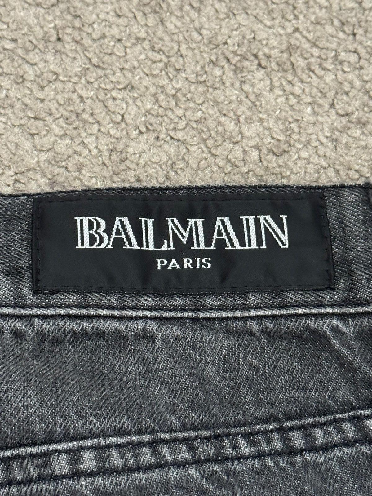 FW11 Balmain by Christophe Decarnin 4 Zip Biker Denim Jeans