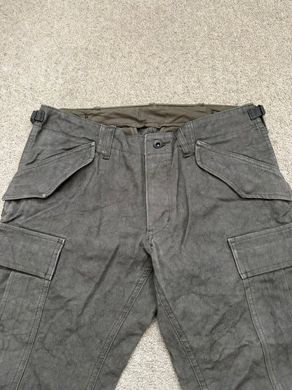 Kazuyuki Kumagai Attachment Marbled Brown J-Cut M-51 Cargo Pants