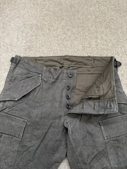 Kazuyuki Kumagai Attachment Marbled Brown J-Cut M-51 Cargo Pants