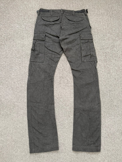 Kazuyuki Kumagai Attachment Marbled Brown J-Cut M-51 Cargo Pants