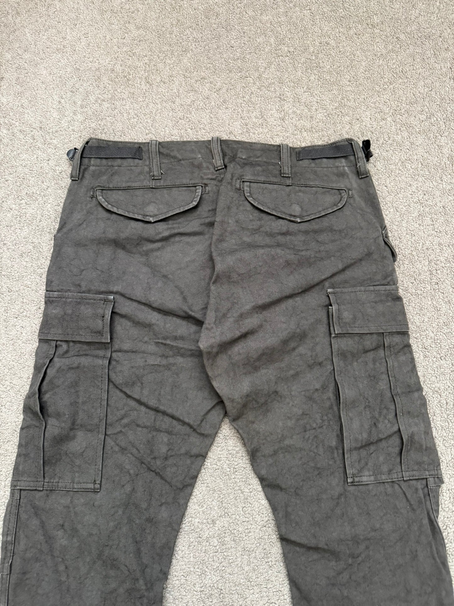 Kazuyuki Kumagai Attachment Marbled Brown J-Cut M-51 Cargo Pants