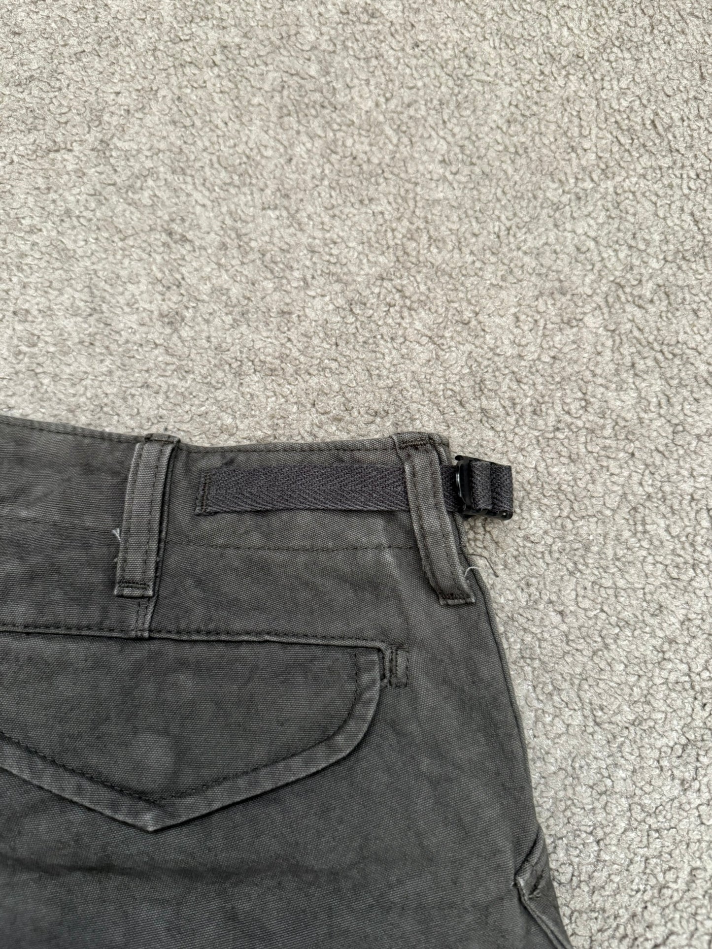 Kazuyuki Kumagai Attachment Marbled Brown J-Cut M-51 Cargo Pants
