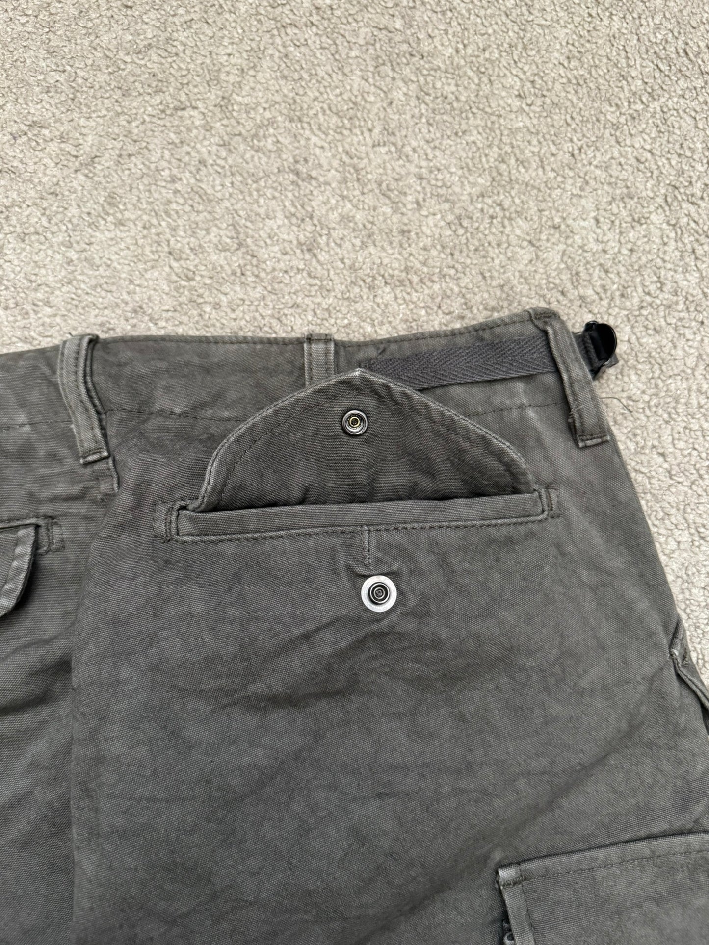 Kazuyuki Kumagai Attachment Marbled Brown J-Cut M-51 Cargo Pants