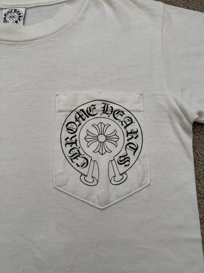 Vintage Chrome Hearts Scroll Logo & Stars T Shirt
