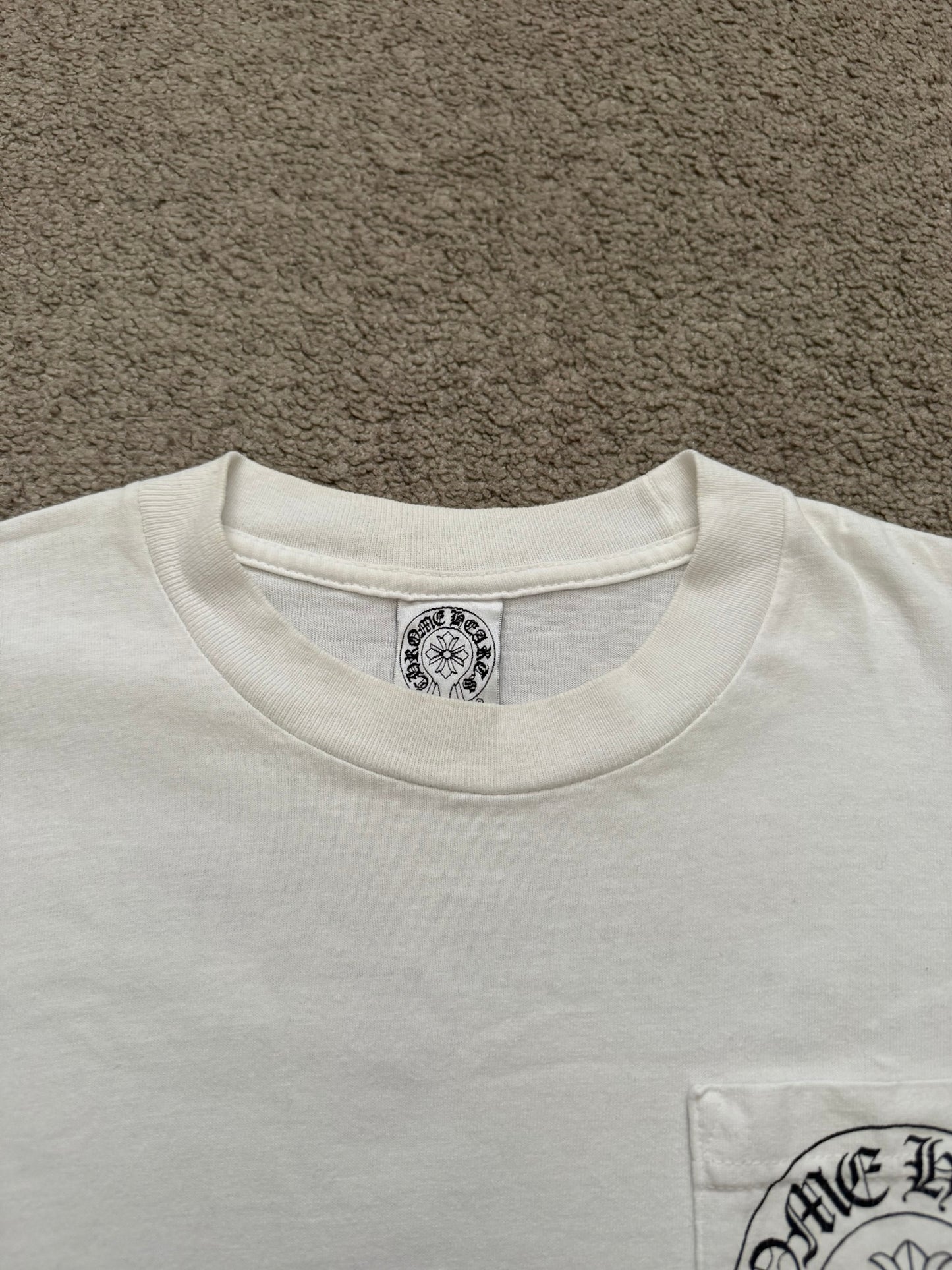 Vintage Chrome Hearts Scroll Logo & Stars T Shirt