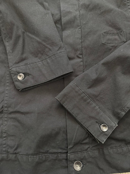 FW10 Rick Owens DRKSHDW Black Coated Trucker Work Jacket