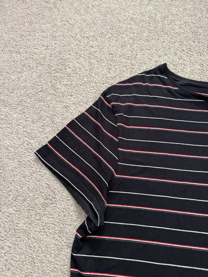 FW14 Saint Laurent by Hedi Slimane Thin Striped Pocket T Shirt