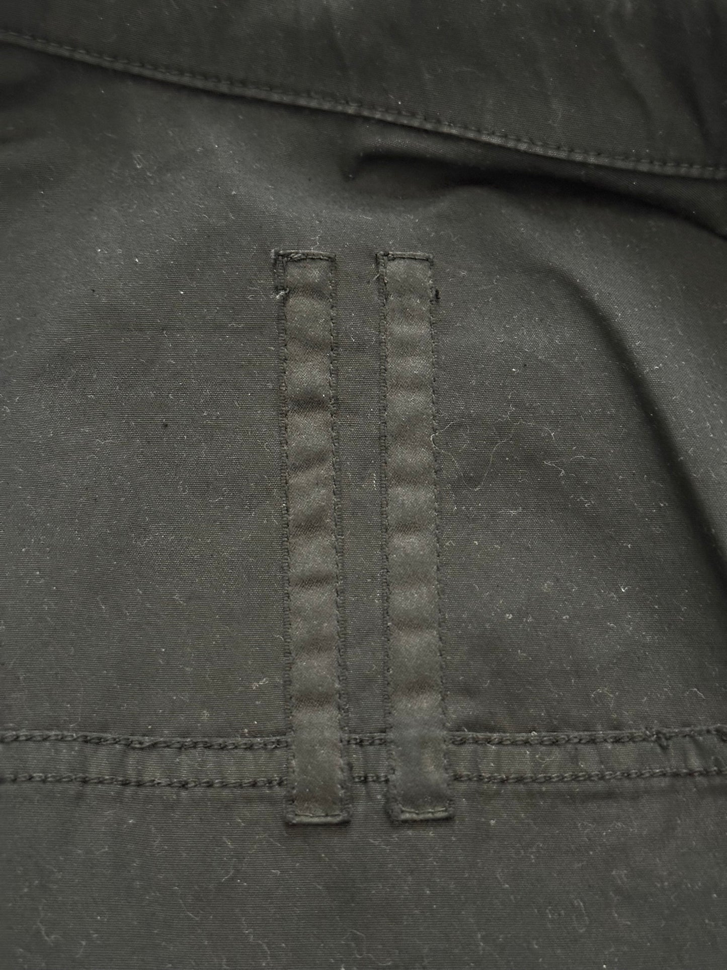 FW10 Rick Owens DRKSHDW Black Coated Trucker Work Jacket