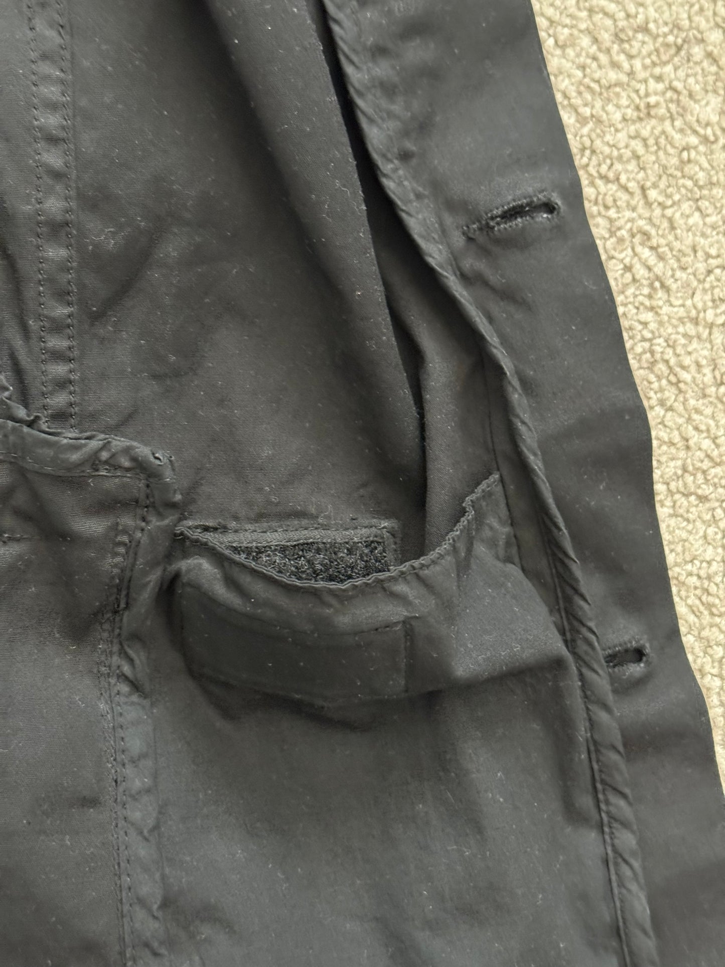 FW10 Rick Owens DRKSHDW Black Coated Trucker Work Jacket