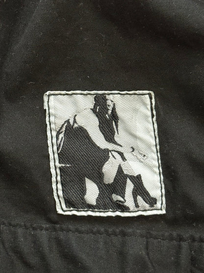 FW10 Rick Owens DRKSHDW Black Coated Trucker Work Jacket