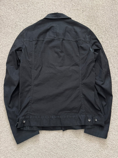 FW10 Rick Owens DRKSHDW Black Coated Trucker Work Jacket