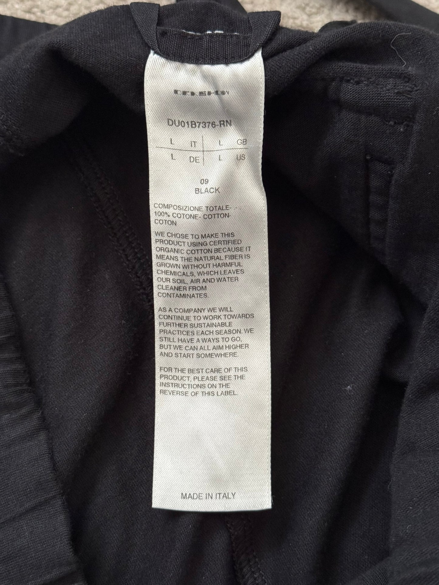 SS22 Rick Owens DRKSHDW Black Creatch Cargo Sweatpants