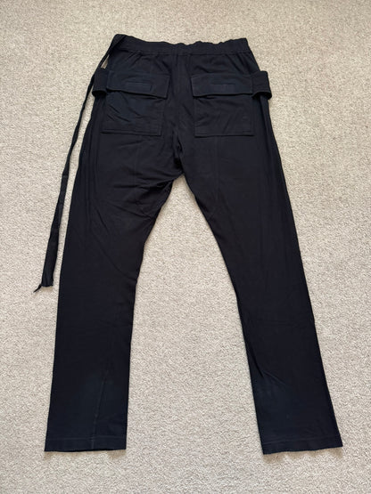 SS22 Rick Owens DRKSHDW Black Creatch Cargo Sweatpants