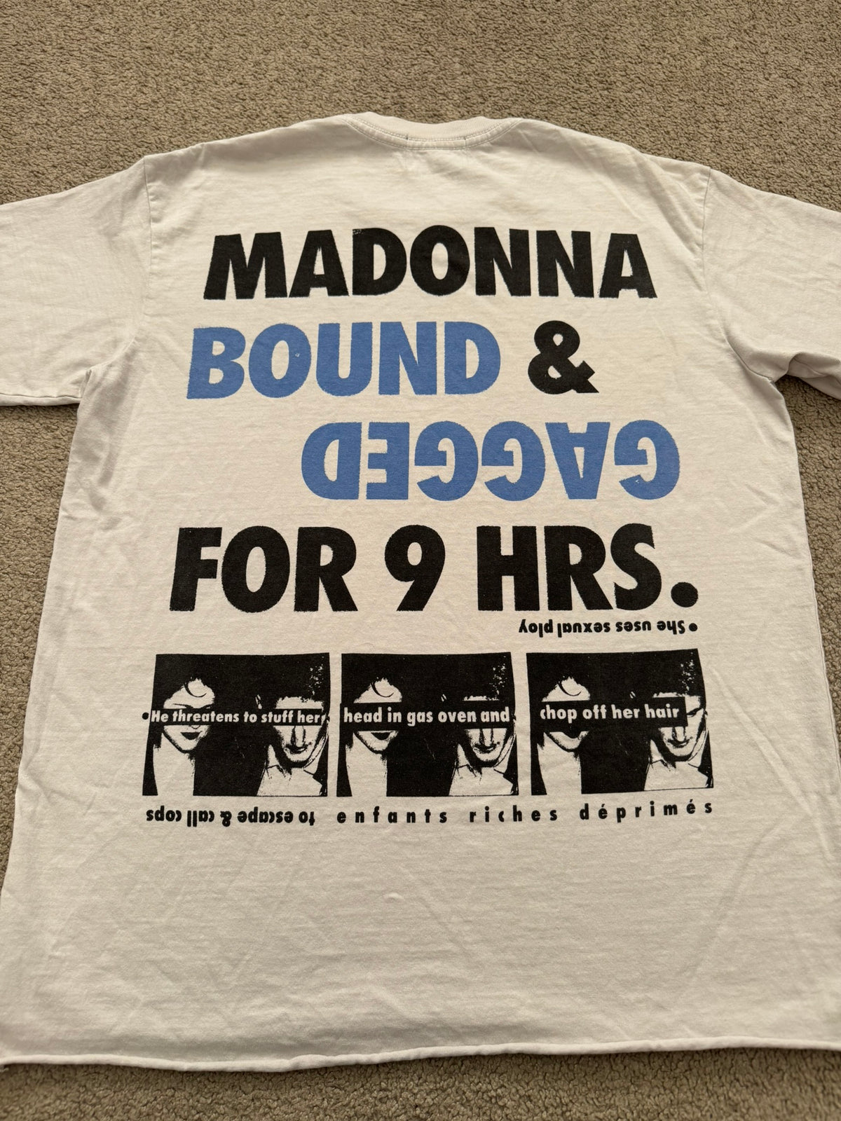 Enfants Riches Deprimes "Bonds of Matrimony" Madonna T Shirt