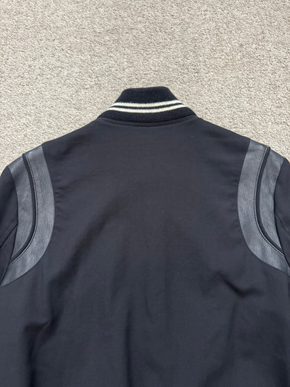 FW14 Saint Laurent by Hedi Slimane Teddy Varsity Bomber Jacket