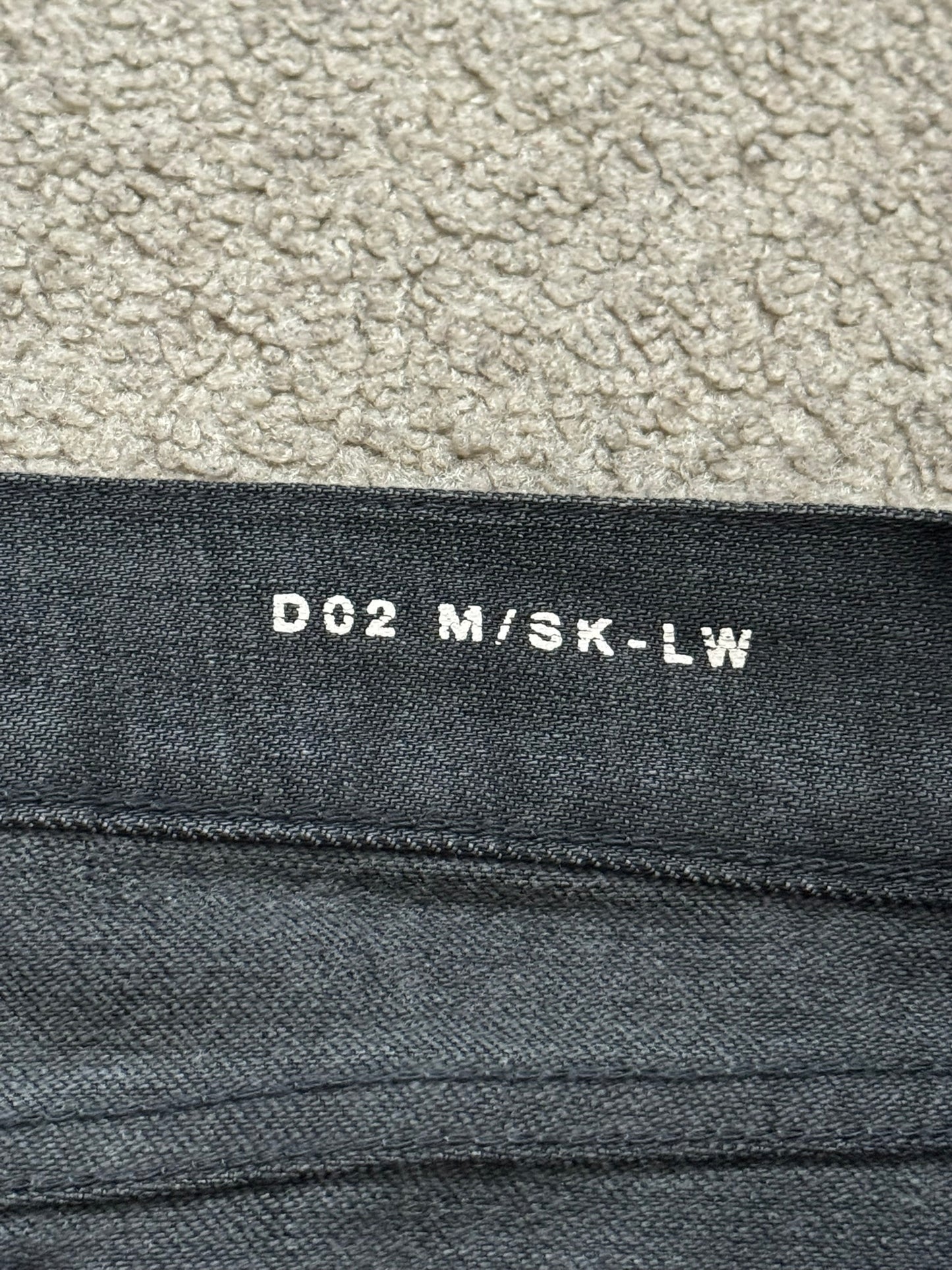 FW13 Saint Laurent by Hedi Slimane Black Wax D02 Denim Jeans