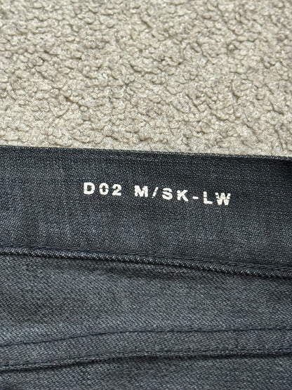 FW13 Saint Laurent by Hedi Slimane Black Wax D02 Denim Jeans