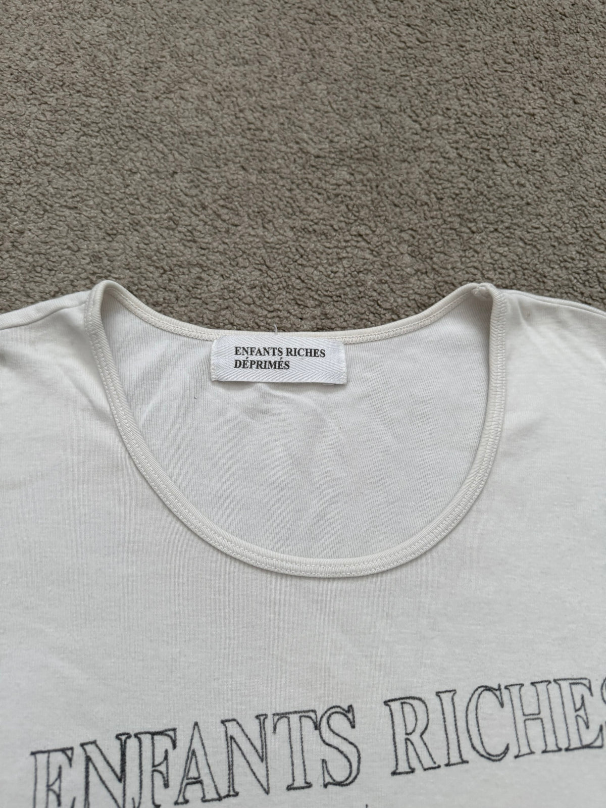 Enfants Riches Deprimes "Deaf Child" Logo T Shirt