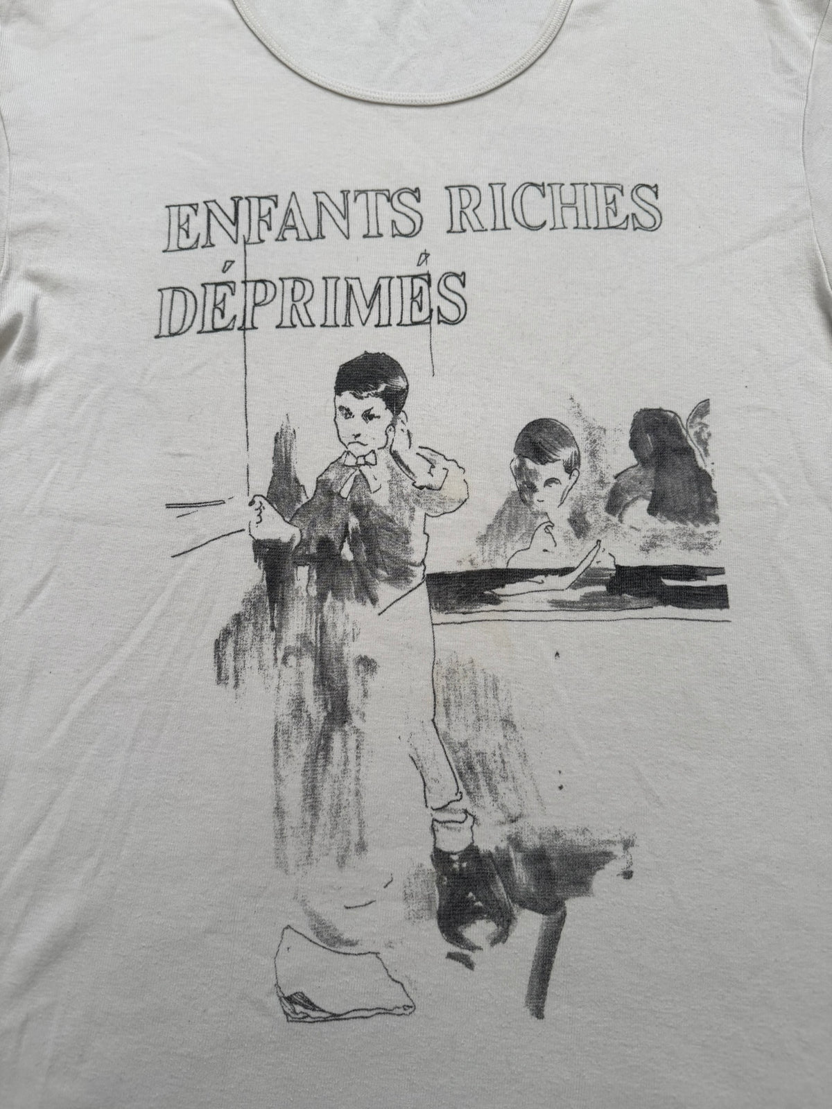Enfants Riches Deprimes "Deaf Child" Logo T Shirt