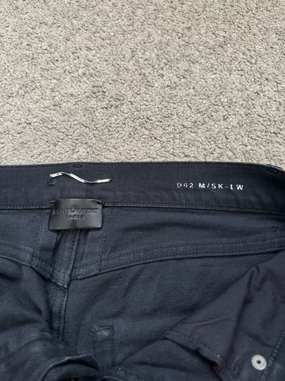 FW16 Saint Laurent by Hedi Slimane D02 Knee Slit Denim Jeans