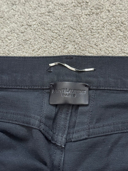 FW16 Saint Laurent by Hedi Slimane D02 Knee Slit Denim Jeans