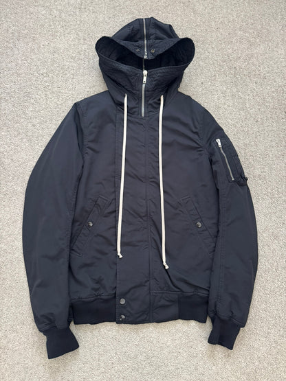 FW15 Rick Owens DRKSHDW Exploder Hooded Bomber Jacket