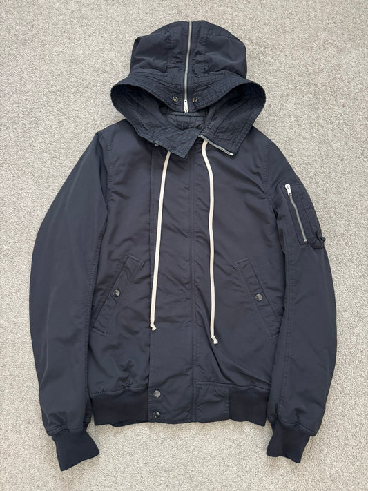FW15 Rick Owens DRKSHDW Exploder Hooded Bomber Jacket