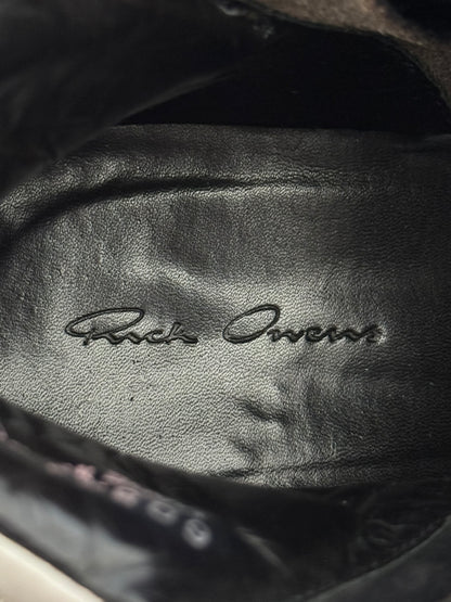 FW13 Rick Owens Mainline Pony Hair Island Dunk Sneakers