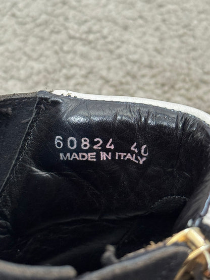 FW13 Rick Owens Mainline Pony Hair Island Dunk Sneakers