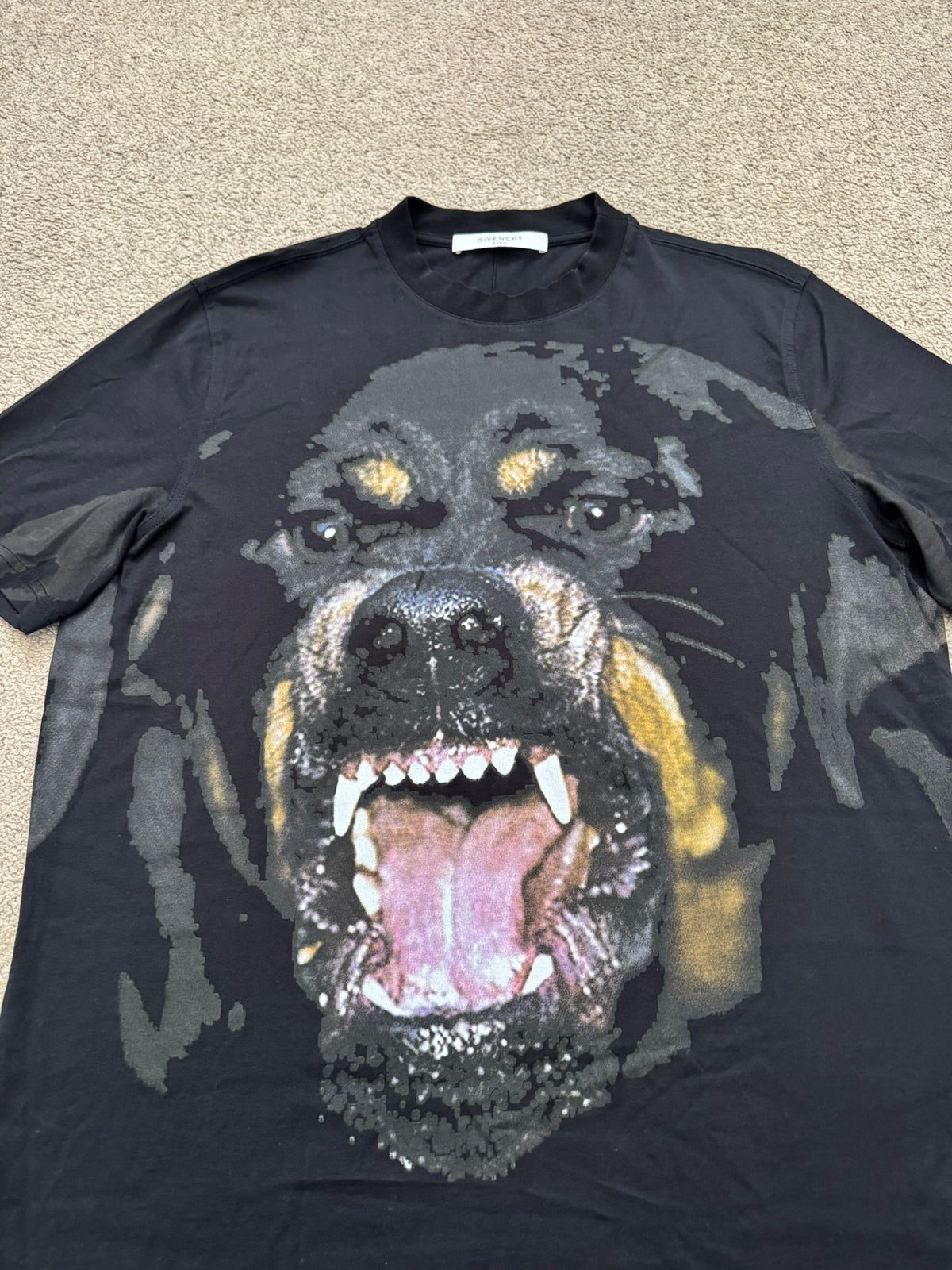 SS15 Givenchy by Riccardo Tisci Rottweiler Graphic T Shirt
