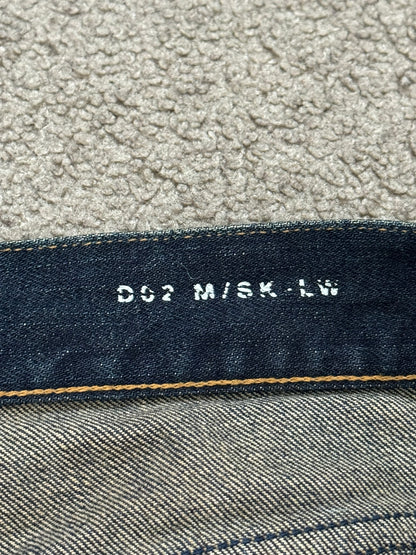 FW16 Saint Laurent by Hedi Slimane Dirty Blue D02 Denim Jeans